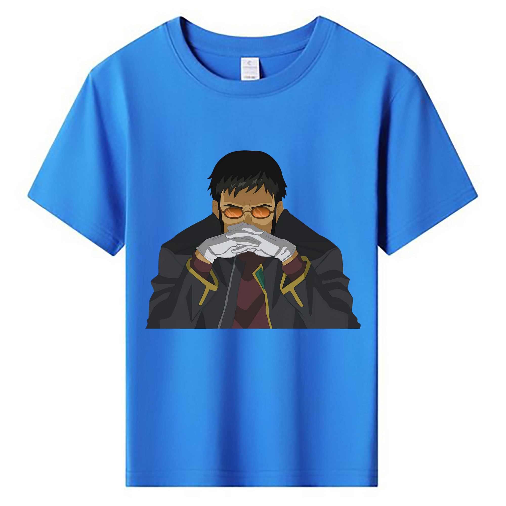 （画像用） EVA 新世紀エヴァンゲリオン 綿100％キッズTシャツ（フロントプリント）